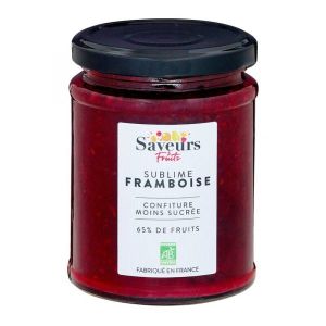 Saveurs & Fruits Confiture Extra de Framboise confiture moins sucrées BIO - 310 g