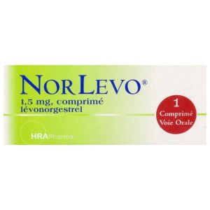 NORLEVO Comprimé 1,5 mg, boîte 1
