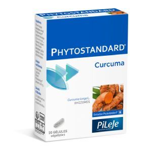 PILEJE Phytostandard® - Curcuma - 20 gélules 20 gélules végétales