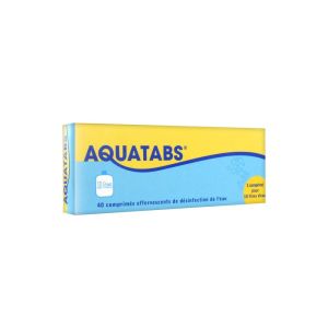 Aquatabs 33Mg Purifiant L'Eau De Boisson Cpr Effv 40
