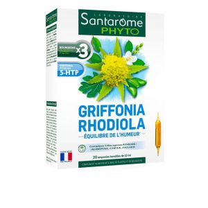 Santarome Griffonia Rhodiola - 20 ampoules de 10 ml