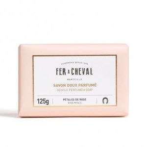 Savon Doux Parfumé Pétales de Rose 125g