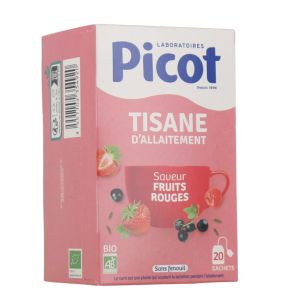 PICOT TISANE D'ALLAITEMENT BIO Tisane bio, saveur fruits rouges, bt 20
