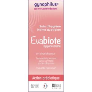 EVABIOTE HYGIENE INTIME GEL LAVANT Gel lavant pour usage intime, fl 250 ml x 2