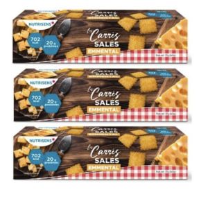Nutrisens Medical Carons Sales Emmental Biscuit Sachet 125 G 3