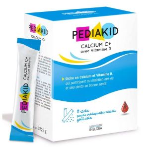 Pediakid Pediakid  Calcium C+ (ex : Calcium Croissance) - 14 sticks
