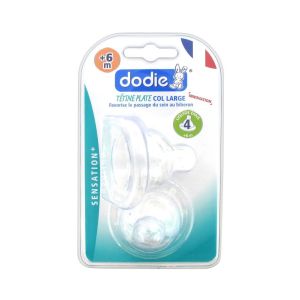 Dodie Tetine Plate Debit 4 En Silicone Extra Souple Blister 2Eme Age 2