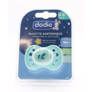 Dodie Sucette Anatomique 0-6 Mois Mixte Nuit A96 1