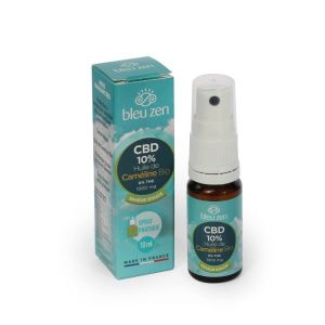 Bleu Zen Huile de caméline 10% CBD - flacon 10 ml