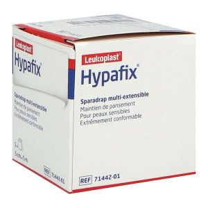Hypafix Adhesive Multi-Extensible Decoupable Hypoal.5Cm*5M Ref:350075 Bande 1