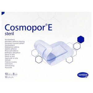 COSMOPOR E STERIL Pansement stérile, autoadhésif, couvrant, adhésif 4 côtés, 10 cm x 8 cm (ref. 900893/5), bt 10