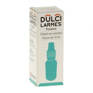 DULCILARMES (povidone) collyre en solution 10 ml en flacon compte-gouttes