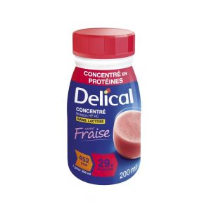 Delical Boisson Concentre Enrichie En Proteines Et Energie Fraise Liquide Bouteille 200 Ml 4