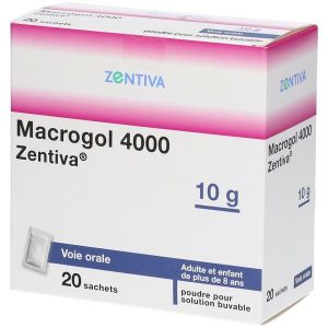 Macrogol 4000 Zentiva 10 G Poudre Pour Solution Buvable En Sachet B/20