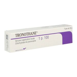 Tronothane 1 Pour Cent Gel Pour Application Locale 1 Tube(S) Avec Canule Aluminium Verni Polyethylene Basse Densite (Pebd) De 30 G