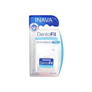 INAVA FIL DENTAIRE EXPANDING ANTI-PLAQUE MENTHOLE 25 M
