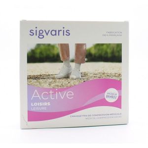 Sigvaris Sigf2 Activ Loisirs New Chaussettes Femme Noir Ln 2