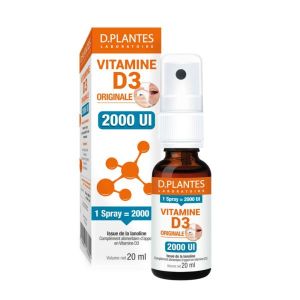 D. Plantes Vitamine D3 2000 UI Originale spray - 20 ml