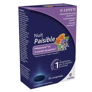 Viatris Nuit Paisible Comprime Boite 30