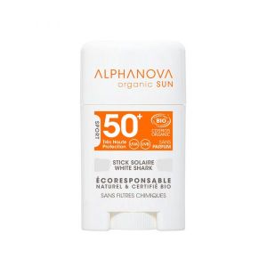 Alphanova Stick solaire blanc SPF 50 + sans parfum BIO