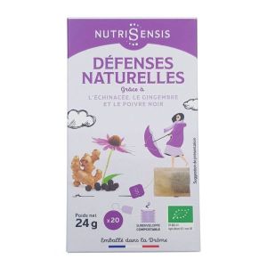 Nutrisensis Infusion Défenses naturelles BIO - 20 sachets