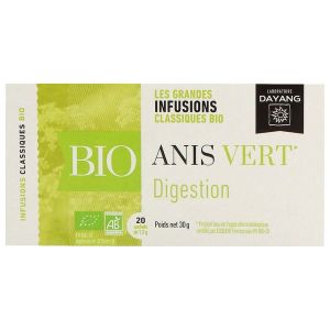 Dayang Anis vert BIO - 20 infusettes
