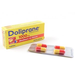 DOLIPRANE 1000 mg (paracétamol) gélules B/8