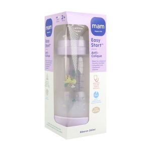 MAM BIB AC BIBERON 260 ML LILAS 1