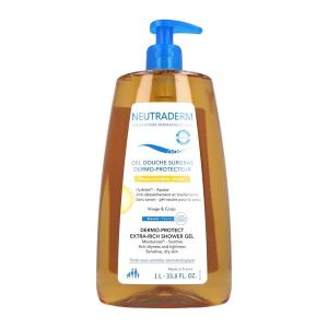 Neutraderm Gel Douche Surgras Dermo-Protecteur - Nouvelle Formule Flacon 1 L 1