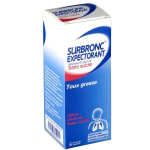 Surbronc Expectorant Ambroxol Sans Sucre Solution Buvable Edulcoree A L'Acesulfame Potassique Et Au Sorbitol B/100