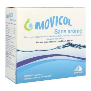 Movicol Sans Arome (Macrogol 3350) Poudre Pour Solution Buvable En Sachets B/20