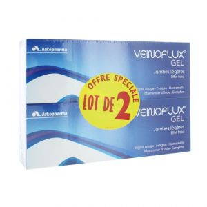 Veinoflux Gel Jambes Legeres Effet Froid 2X150Ml
