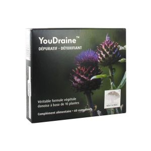 Youdraine Depuratif - Detox Formule Danoise 10 Plantes Comprime Boite 60
