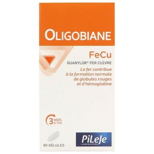 OLIGOBIANE FE CU Gélule, complément alimentaire à base de fer et de cuivre, bt 90