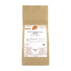 MENTHE POIVREE IPHYM Feuille de menthe poivrée, vrac, sac 50 g