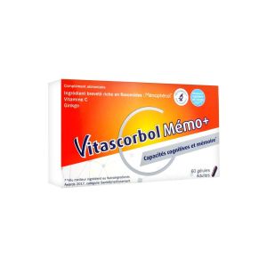 Vitascorbol Mémo+ 60 Gélules