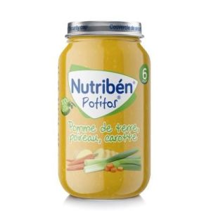 Nutriben Potito Pomme De Terre Poireau Carottes Puree Pot 235 G 1