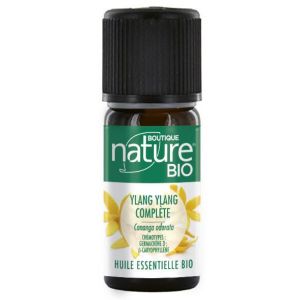 Boutique Nature HE Ylang Ylang Complète BIO (Cananga odorata ) - 10 ml