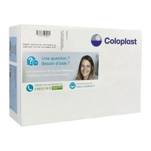 ALTERNA PLUS SYSTEME 1 PIECE FERMEE Poche Midi fermée, filtre intégré, système 1 pièce, transparente, prédécoupé, diamètre 35 mm, bt 30