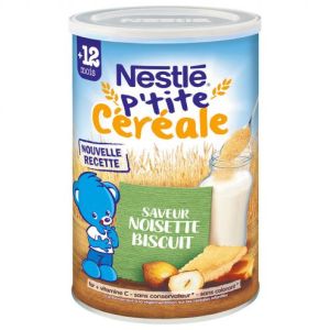 Nestle P'Tite Cereale Noisette Biscui400G
