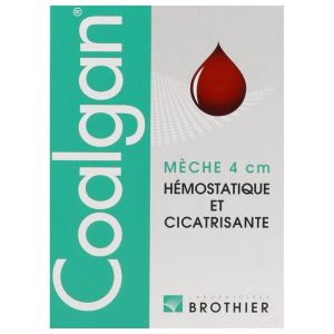 COALGAN TAMPON Ouate hémostatique d'alginate de calcium, non tissé, stérile, boîte 5