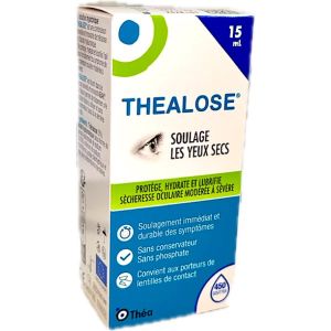 THEALOSE solution ophtalmique flacon 15 ml