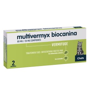 Biocanina Multivermyx Chat 80/20Mg Cpr 2