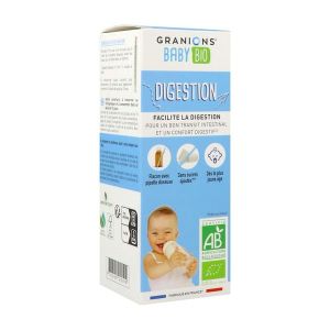 Granions Sirop digestion goût neutre BIO - flacon 125 ml