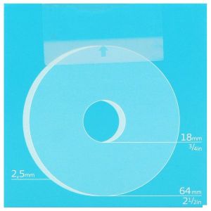 BRAVA ANNEAU PROTECTEUR Anneau protecteur cutané, à usage unique, 18 mm - 64 mm, épaisseur 2,5 mm (ref. 120381), bt 10