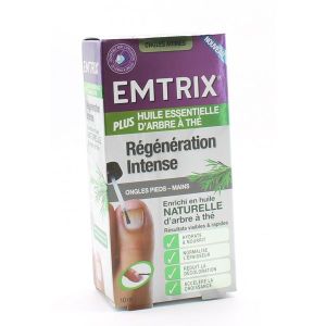 Emtrix Régénération Intense ongles abimés Arbre à thé - 1 flacon 10 ml