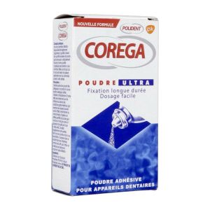 COREGA ULTRA Poudre adhésive pour appareil dentaire, fl 40 g