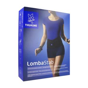 Thuasne Lombastab Standard V2 Ceinture Lombaire 21Cm Noir/Bleu T1 1