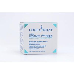 COUP D'ECLAT CREME LISSANTE 1ERES RIDES Crème lissante premières rides, pot 50 ml