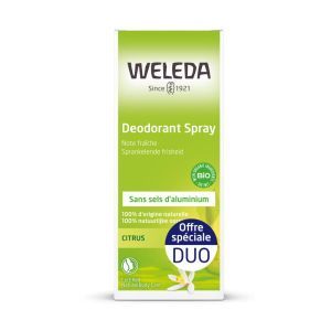 Weleda Duo Déodorant au Citrus - 2 x 100 ml